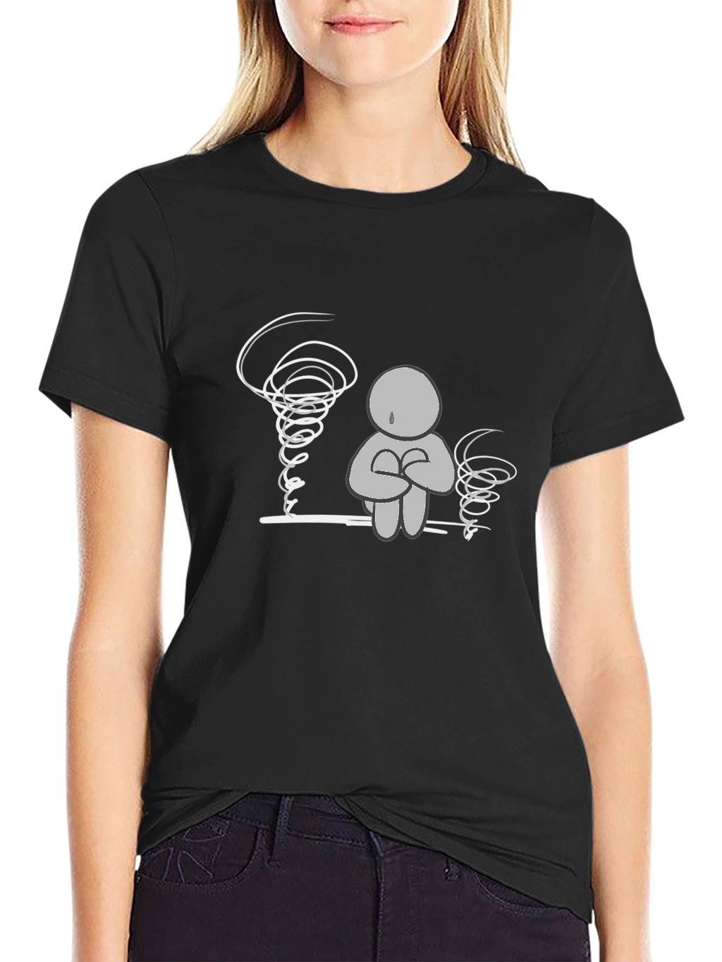 Tornado of Thoughts Graphic T-Shirt