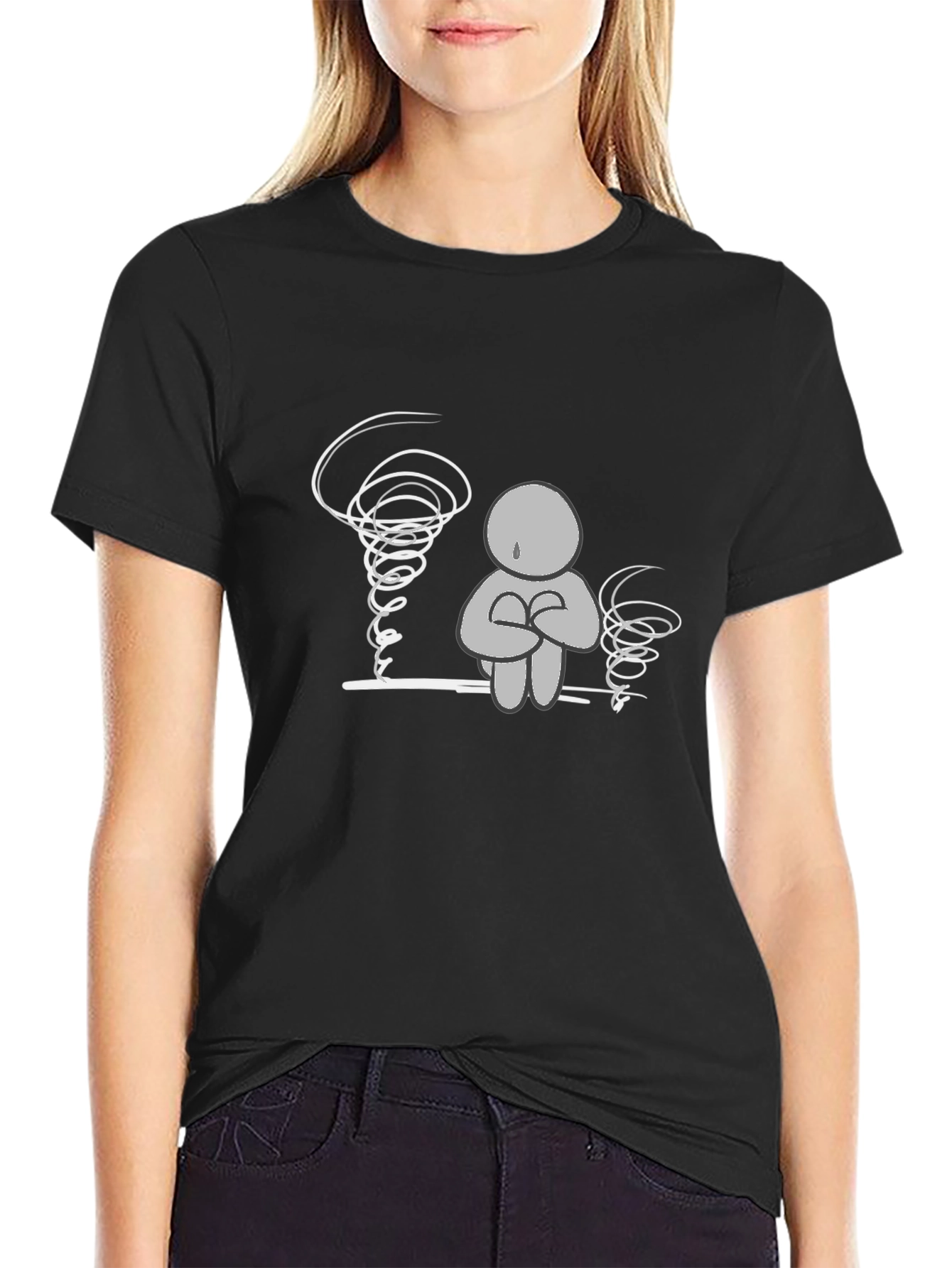 Tornado of Thoughts Graphic T-Shirt