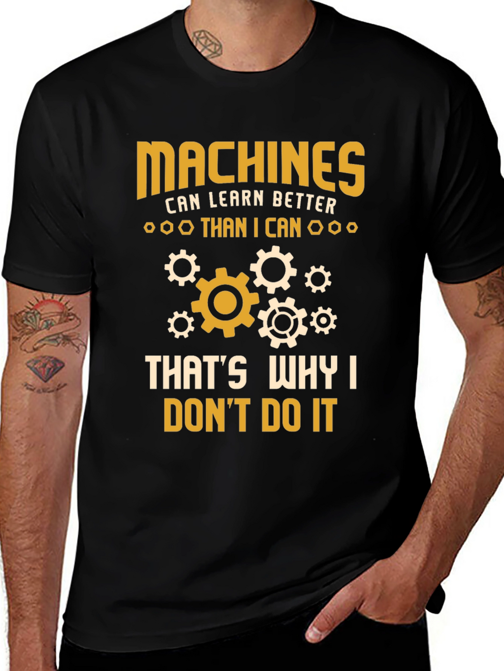 Funny Machines Graphic Tee - Learners Humor T-Shirt