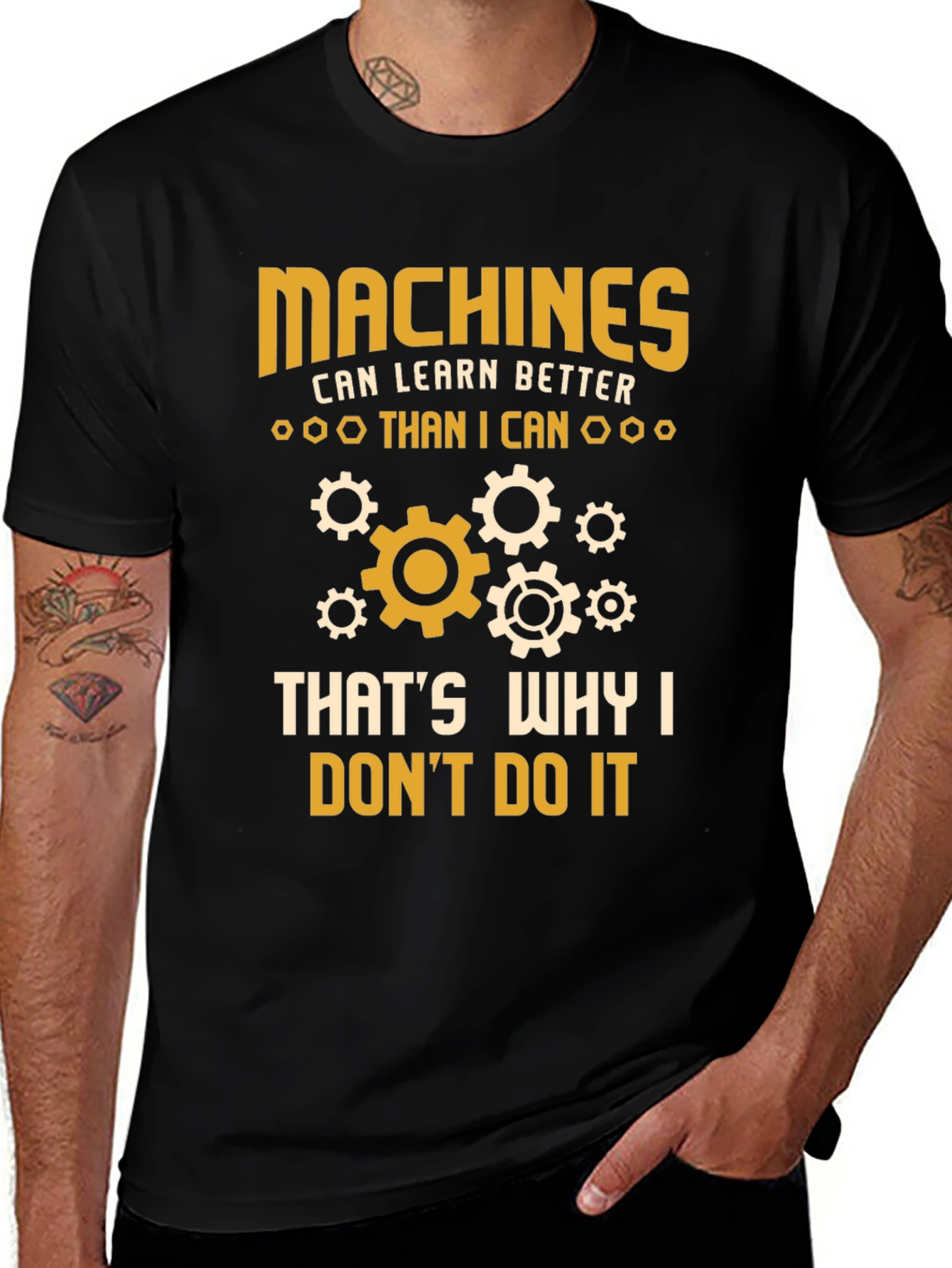 Funny Machines Graphic Tee - Learners Humor T-Shirt
