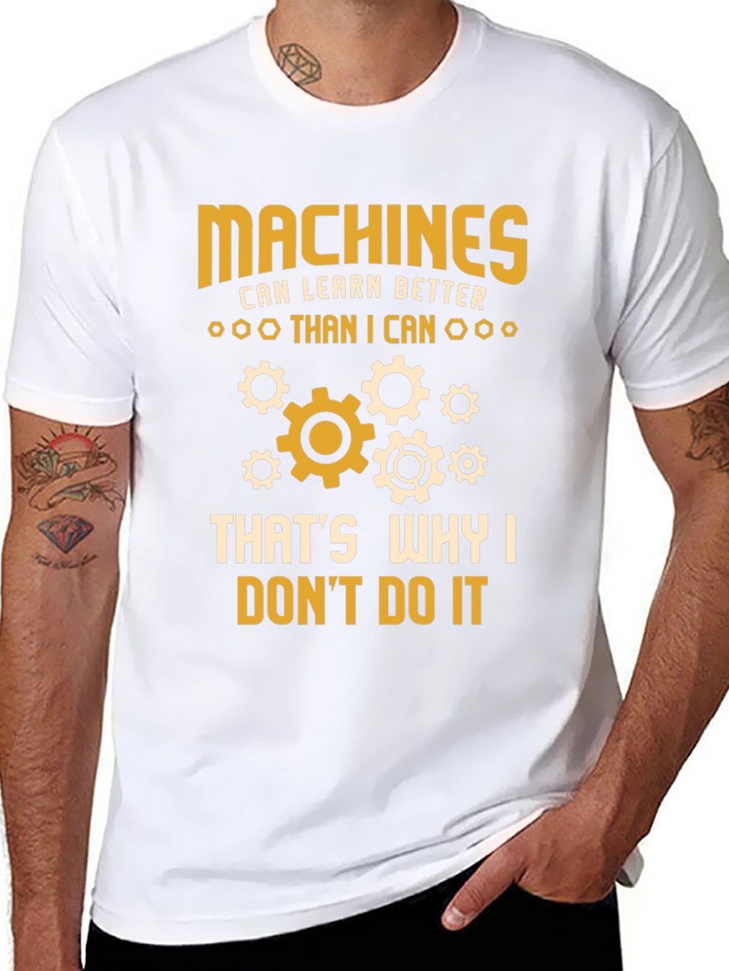 Funny Machines Graphic Tee - Learners Humor T-Shirt