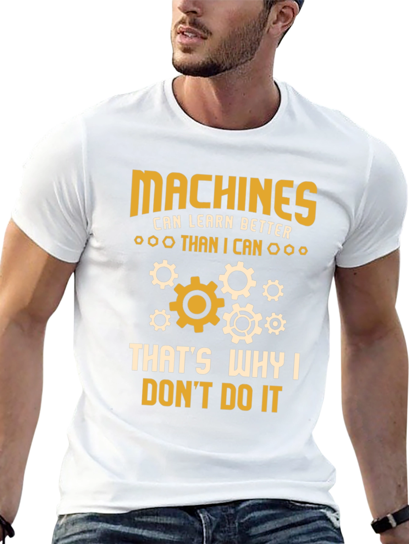 Funny Machines Graphic Tee - Learners Humor T-Shirt