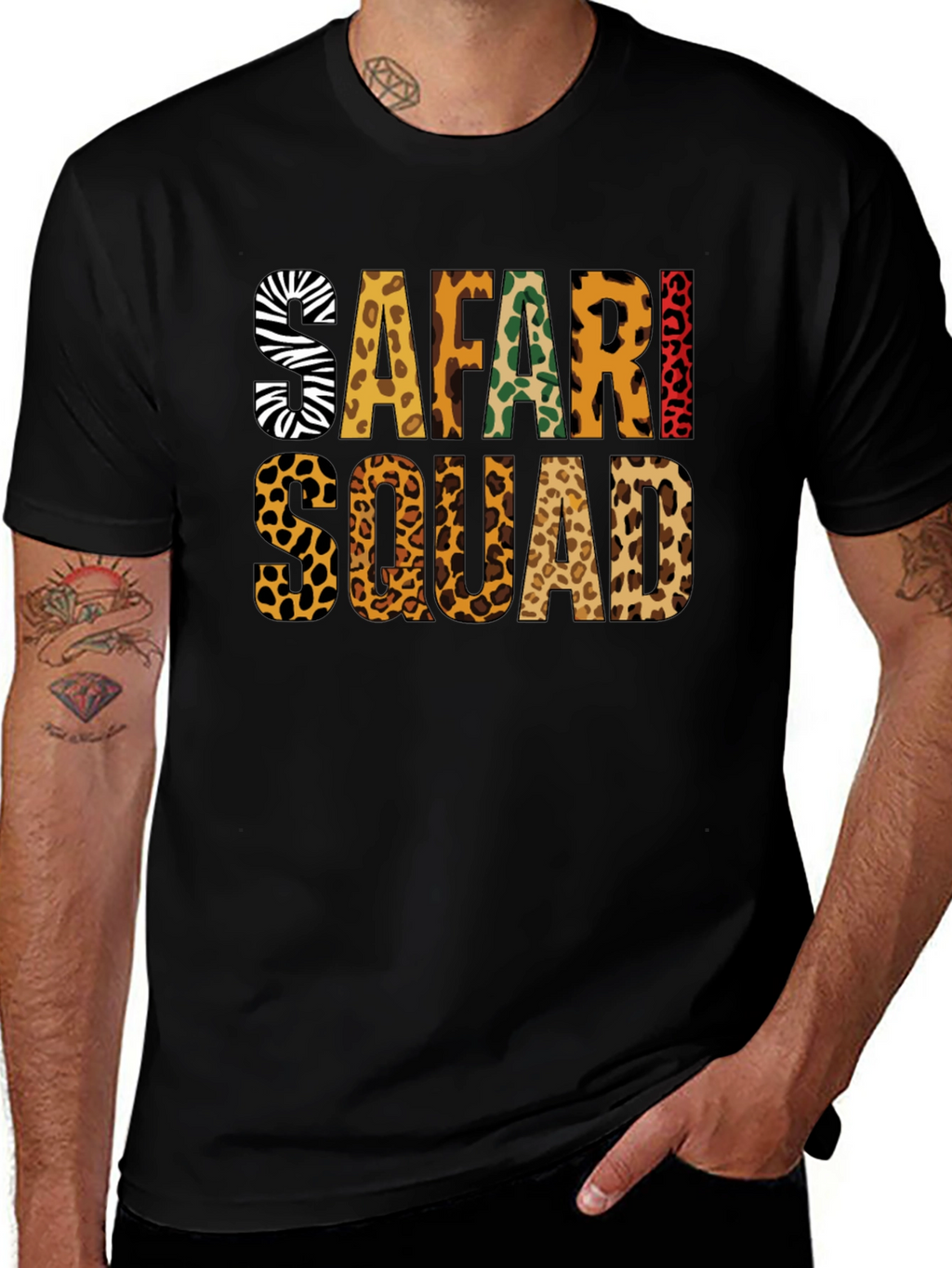 Safari Squad Graphic Tee Animal Print