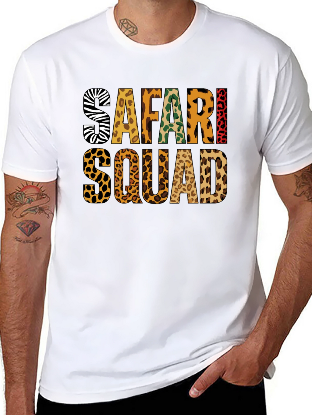 Safari Squad Graphic Tee Animal Print