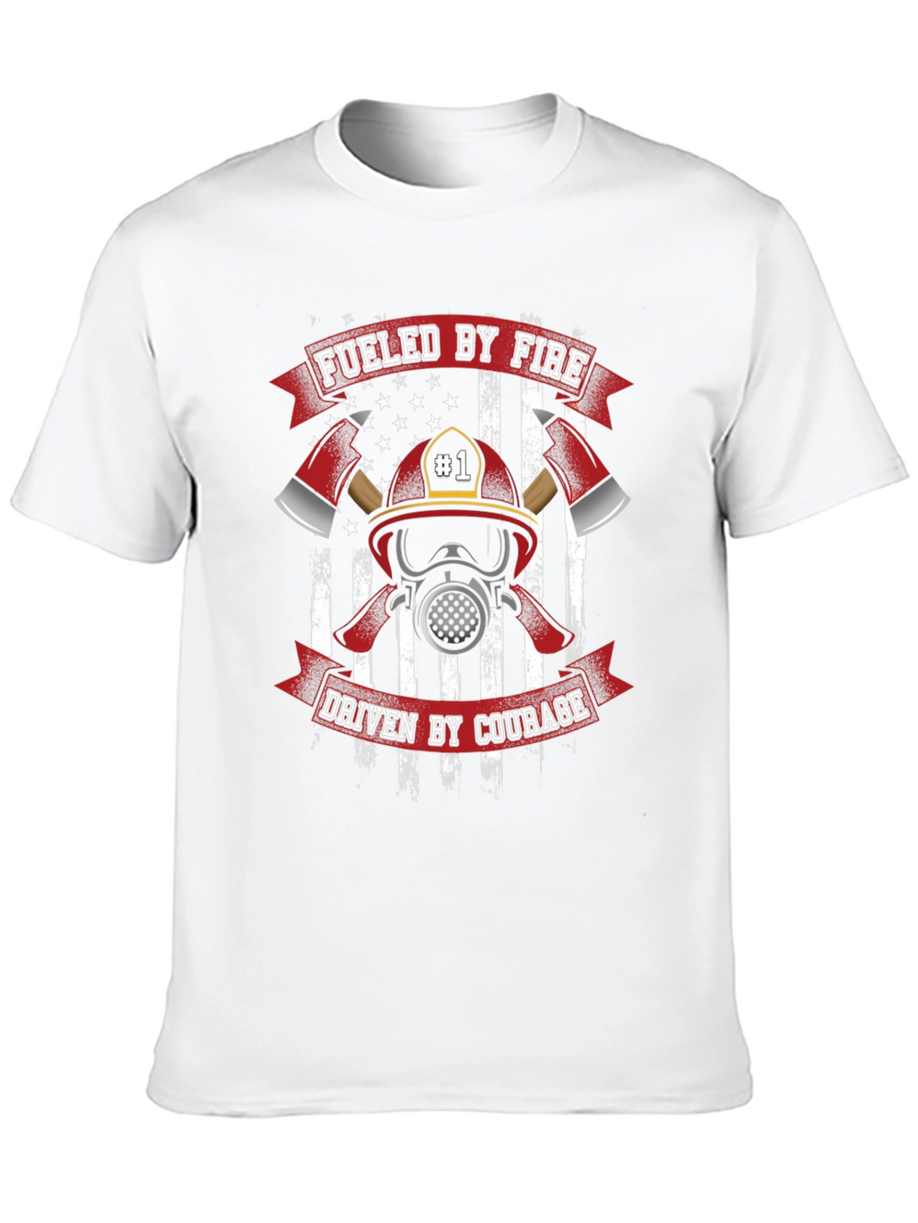 Fueled By Fire Firefighter T-Shirt