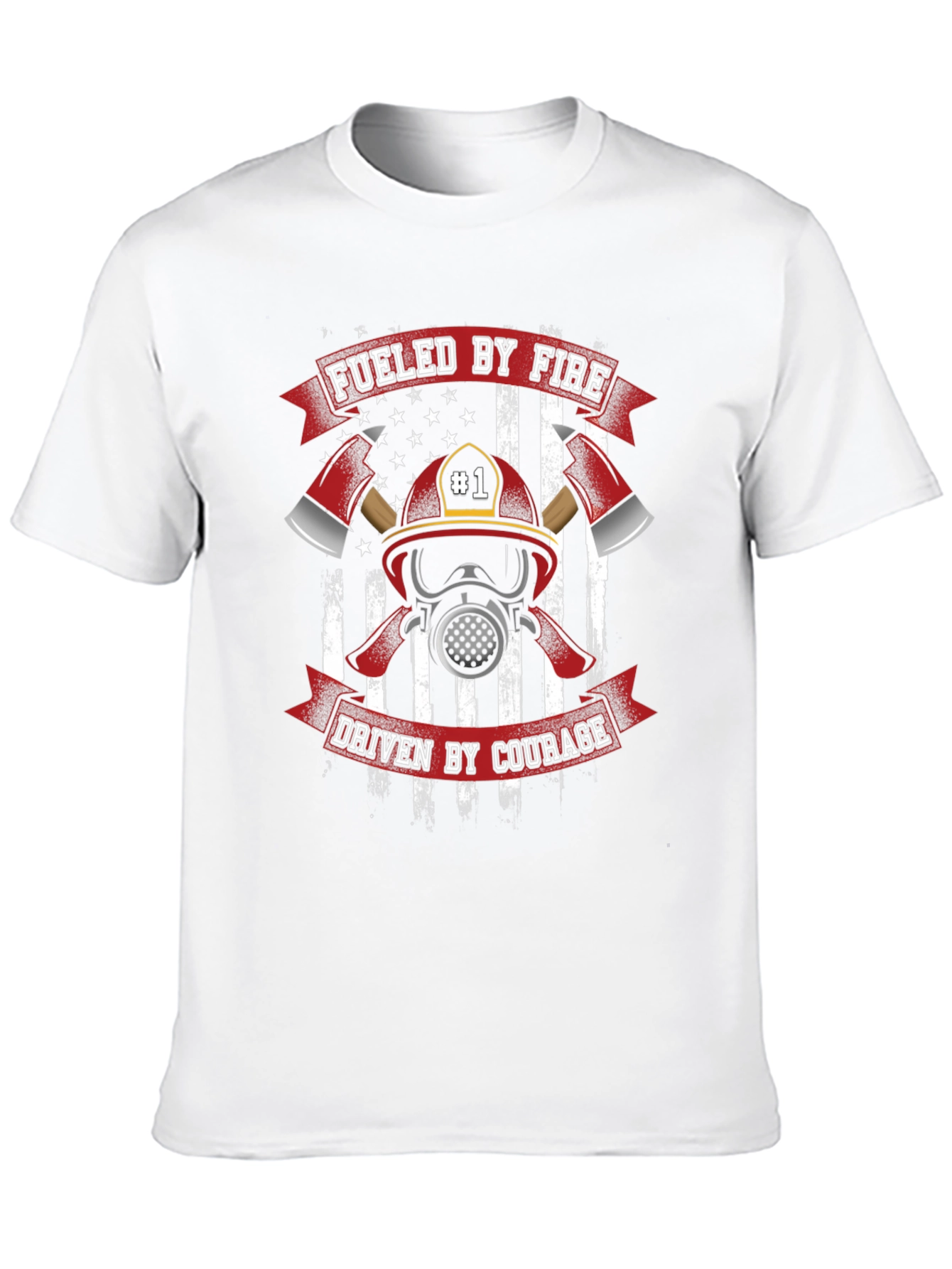 Fueled By Fire Firefighter T-Shirt