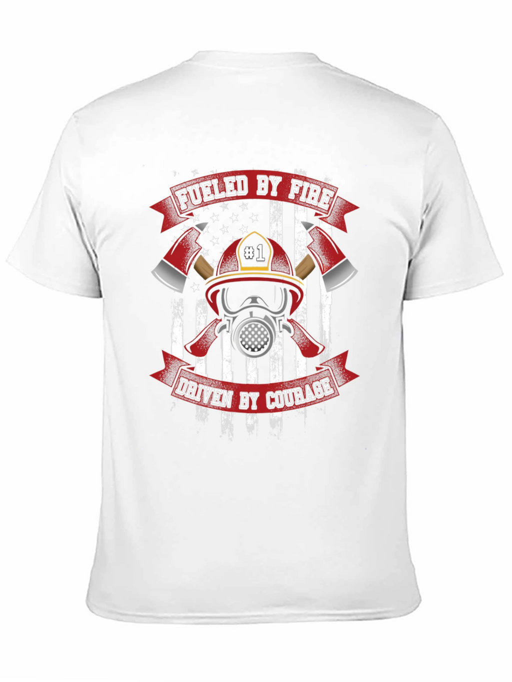 Fueled By Fire Firefighter T-Shirt