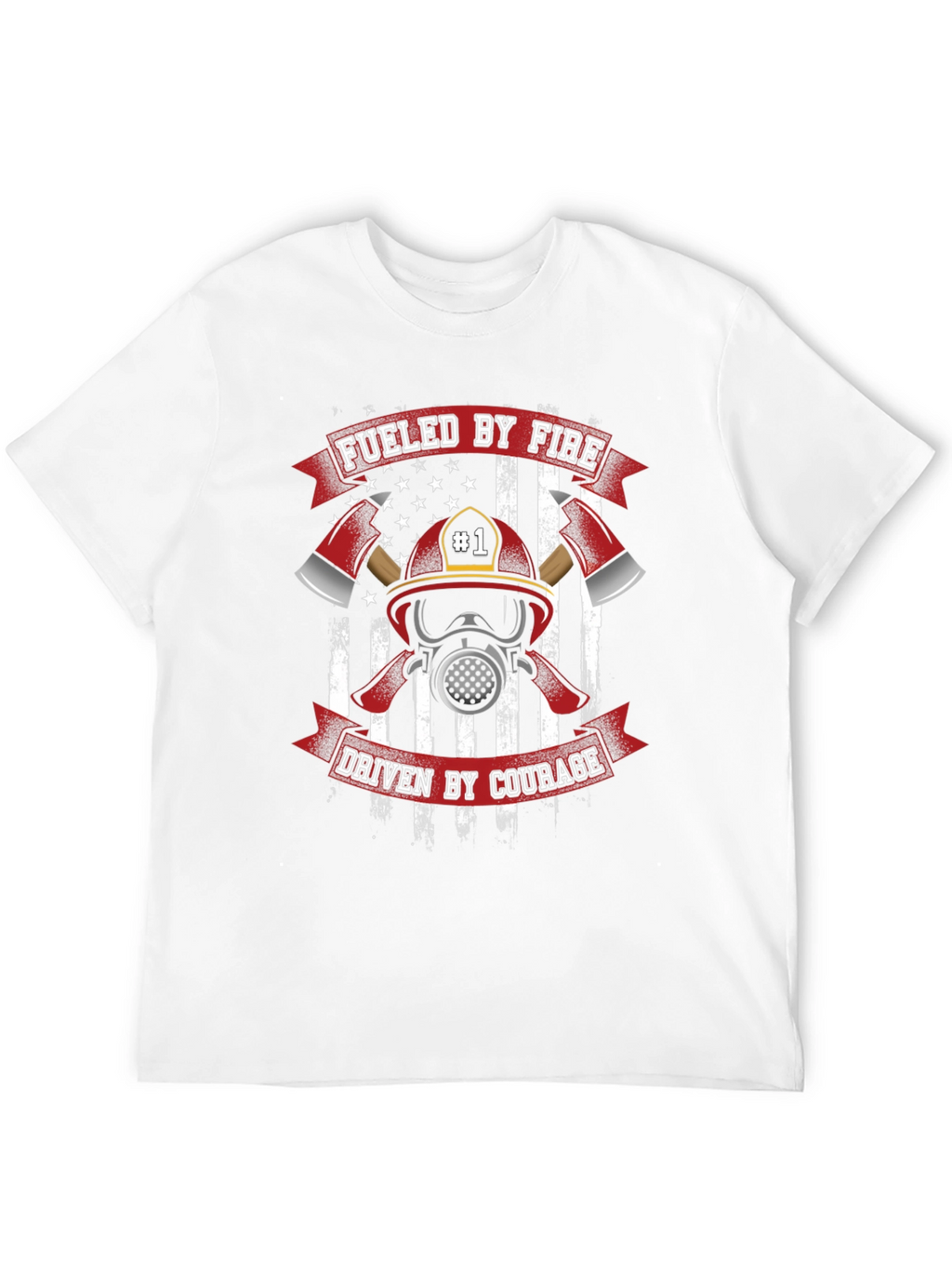 Fueled By Fire Firefighter T-Shirt