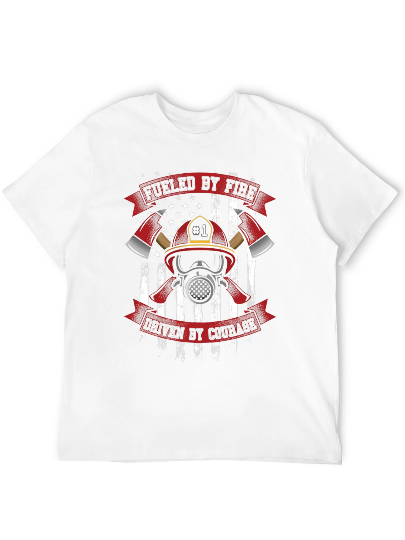 Fueled By Fire Firefighter T-Shirt
