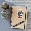 Patriotic Eagle Cartoon Design