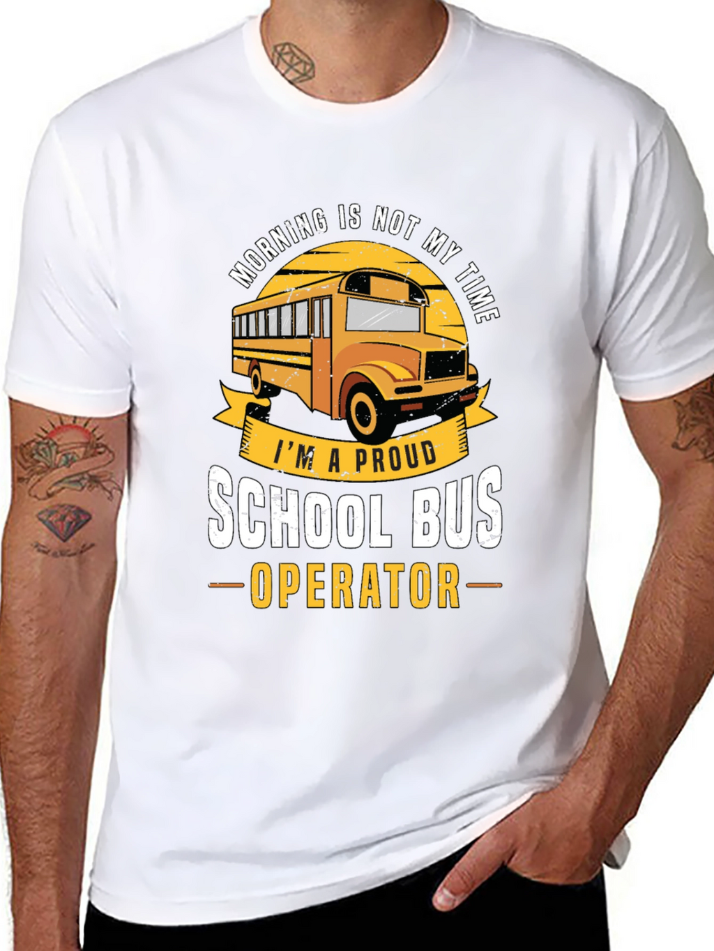 Proud School Bus Operator T-Shirt
