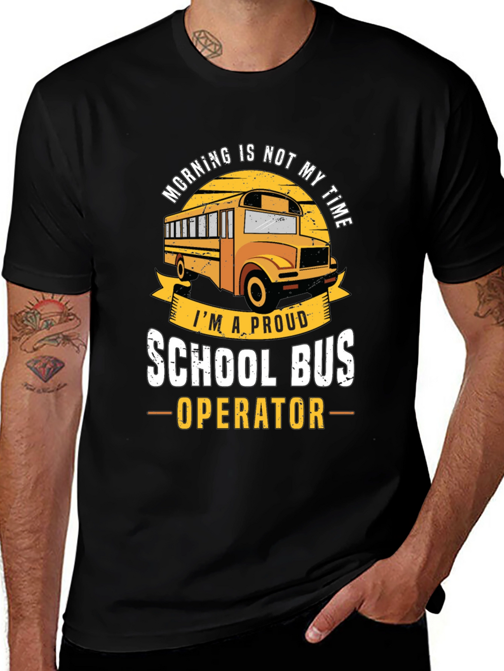 Proud School Bus Operator T-Shirt