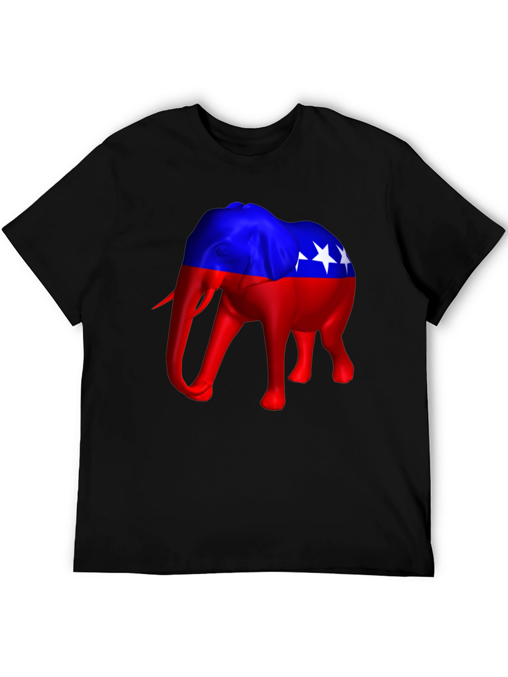 Elephant Political USA Flag T-Shirt