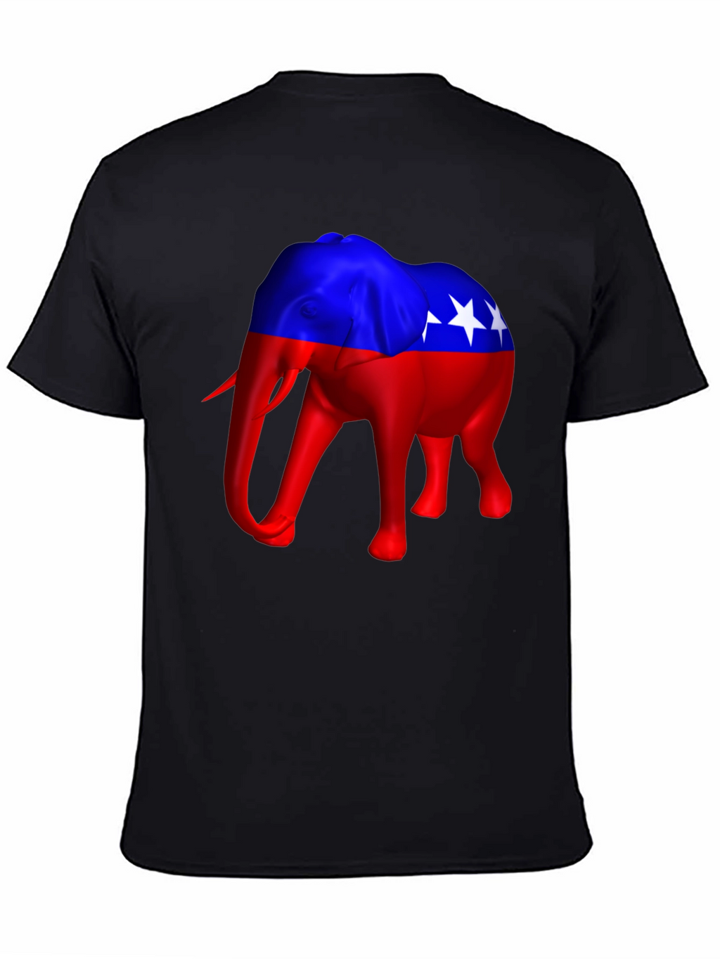 Elephant Political USA Flag T-Shirt