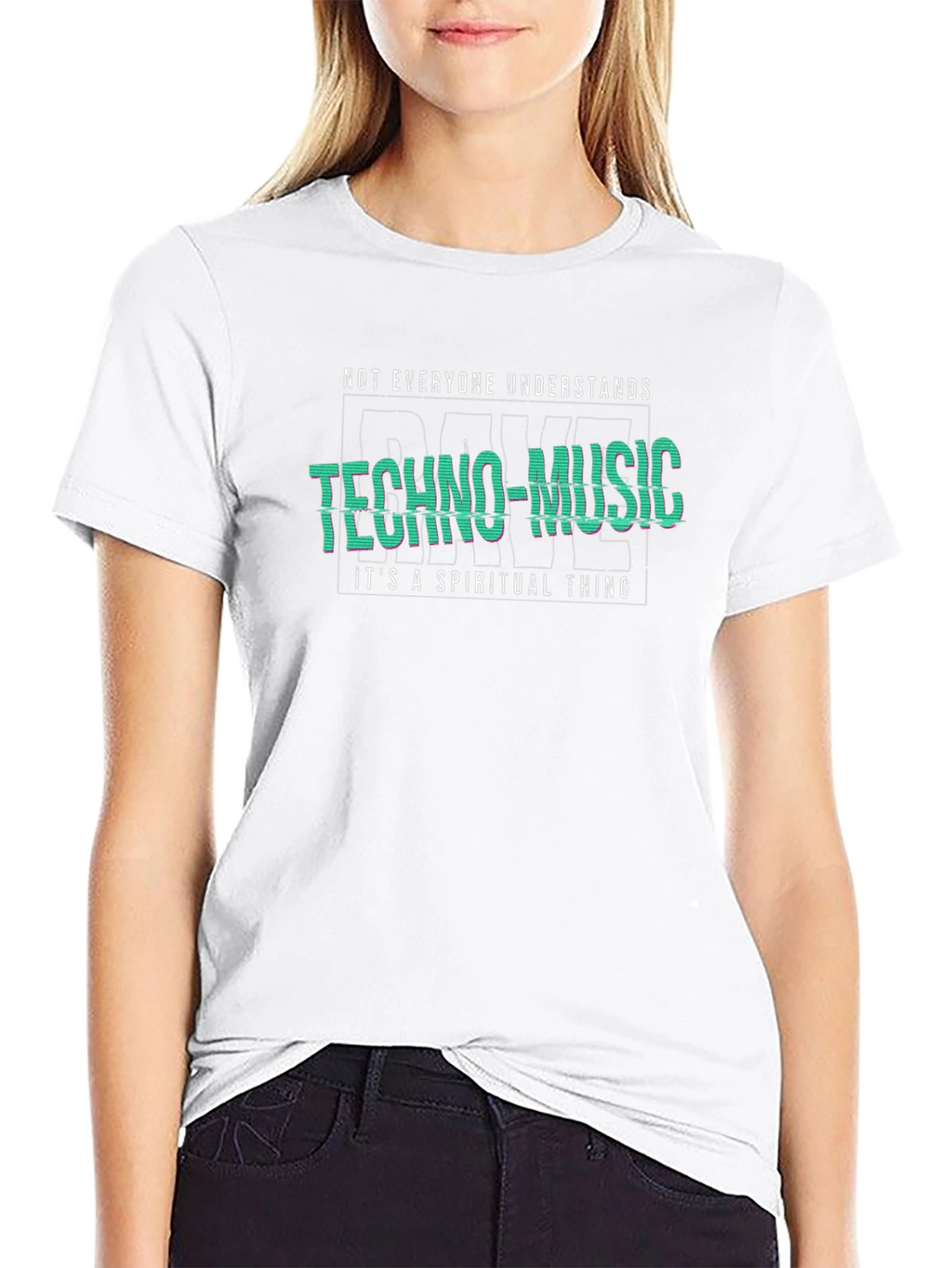 Techno-Music Spiritual T-Shirt - Unique Graphic Tee