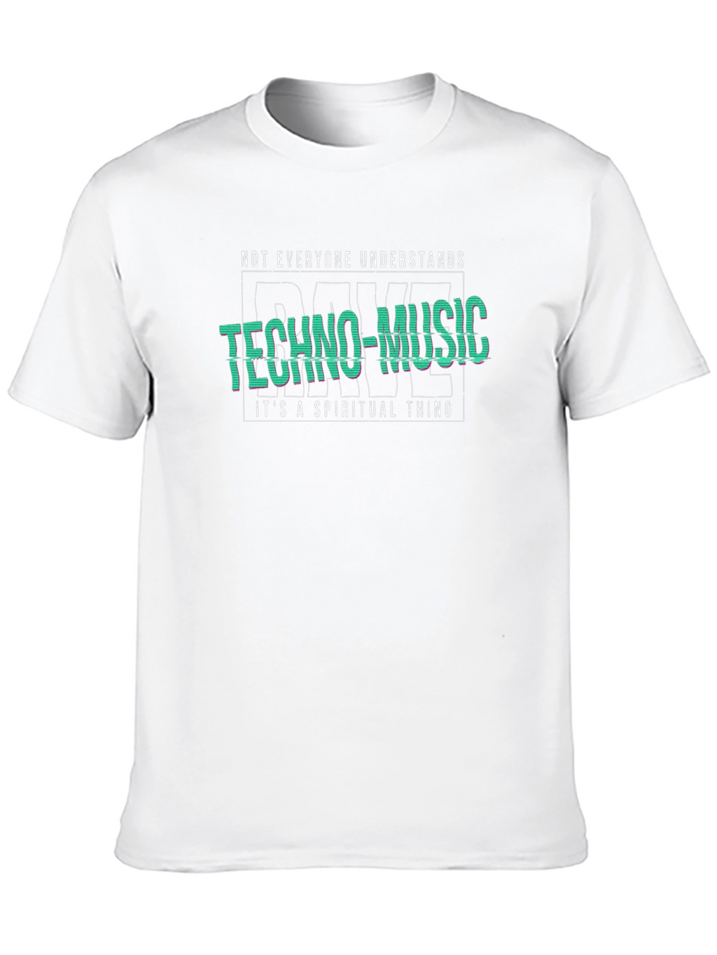 Techno-Music Spiritual T-Shirt - Unique Graphic Tee