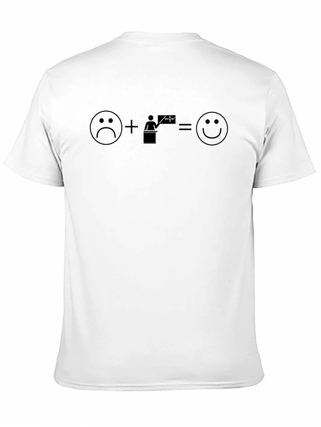 Funny Math Teacher Equation Graphic T-Shirt