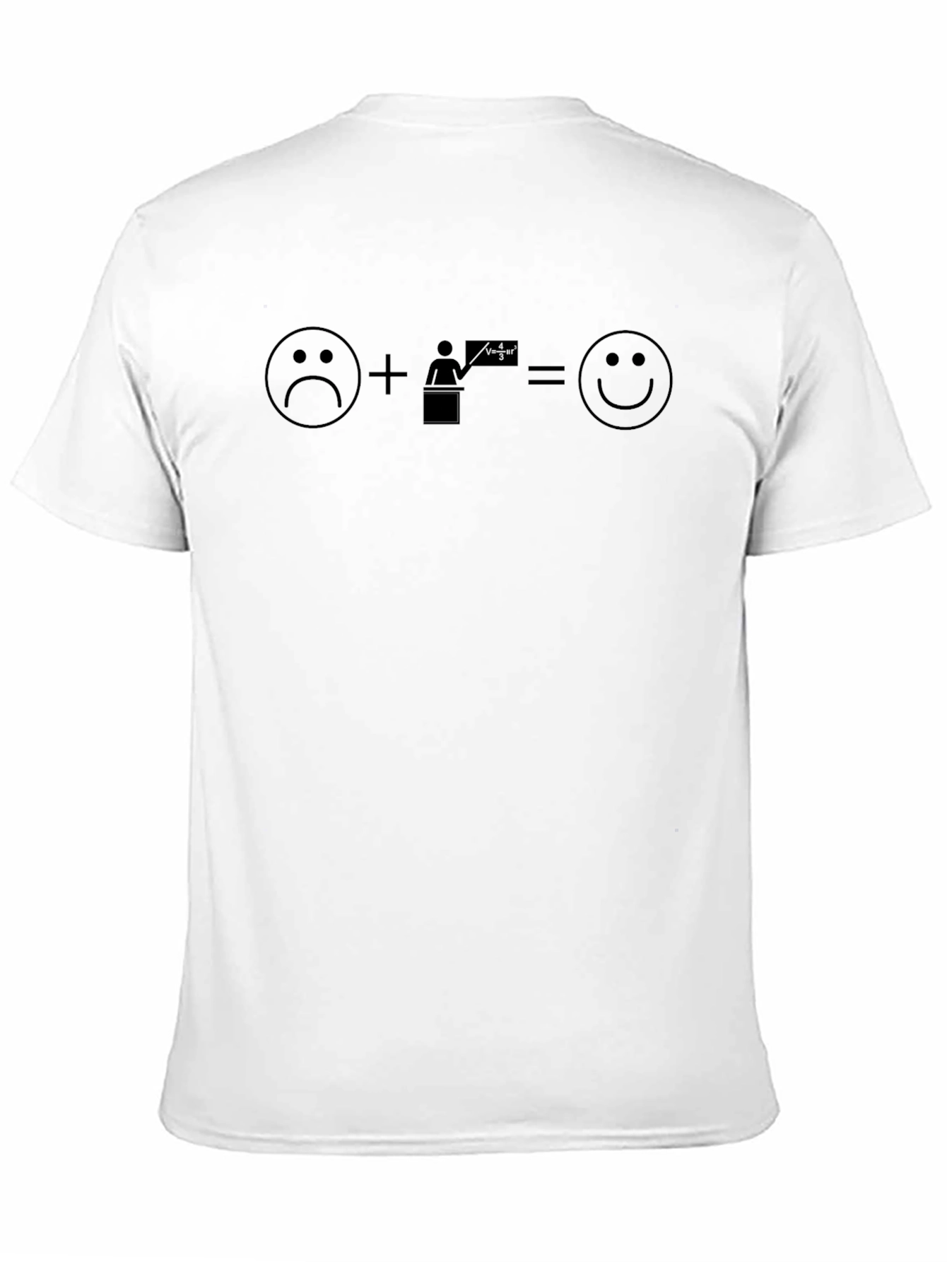 Funny Math Teacher Equation Graphic T-Shirt