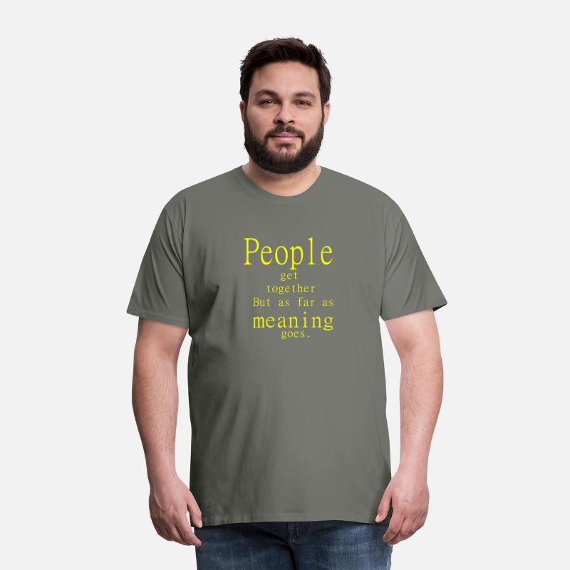 People get together