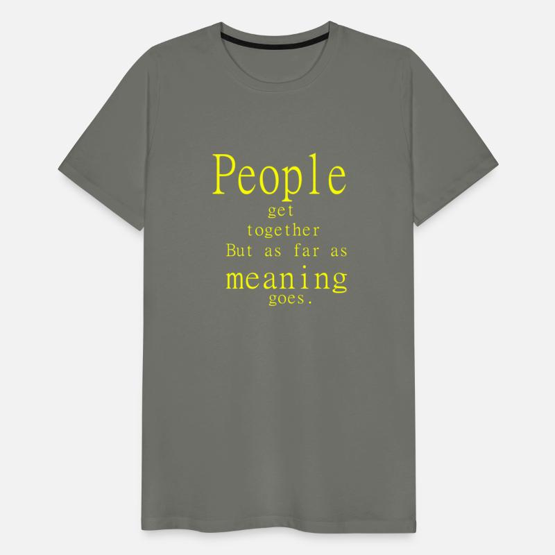 People get together