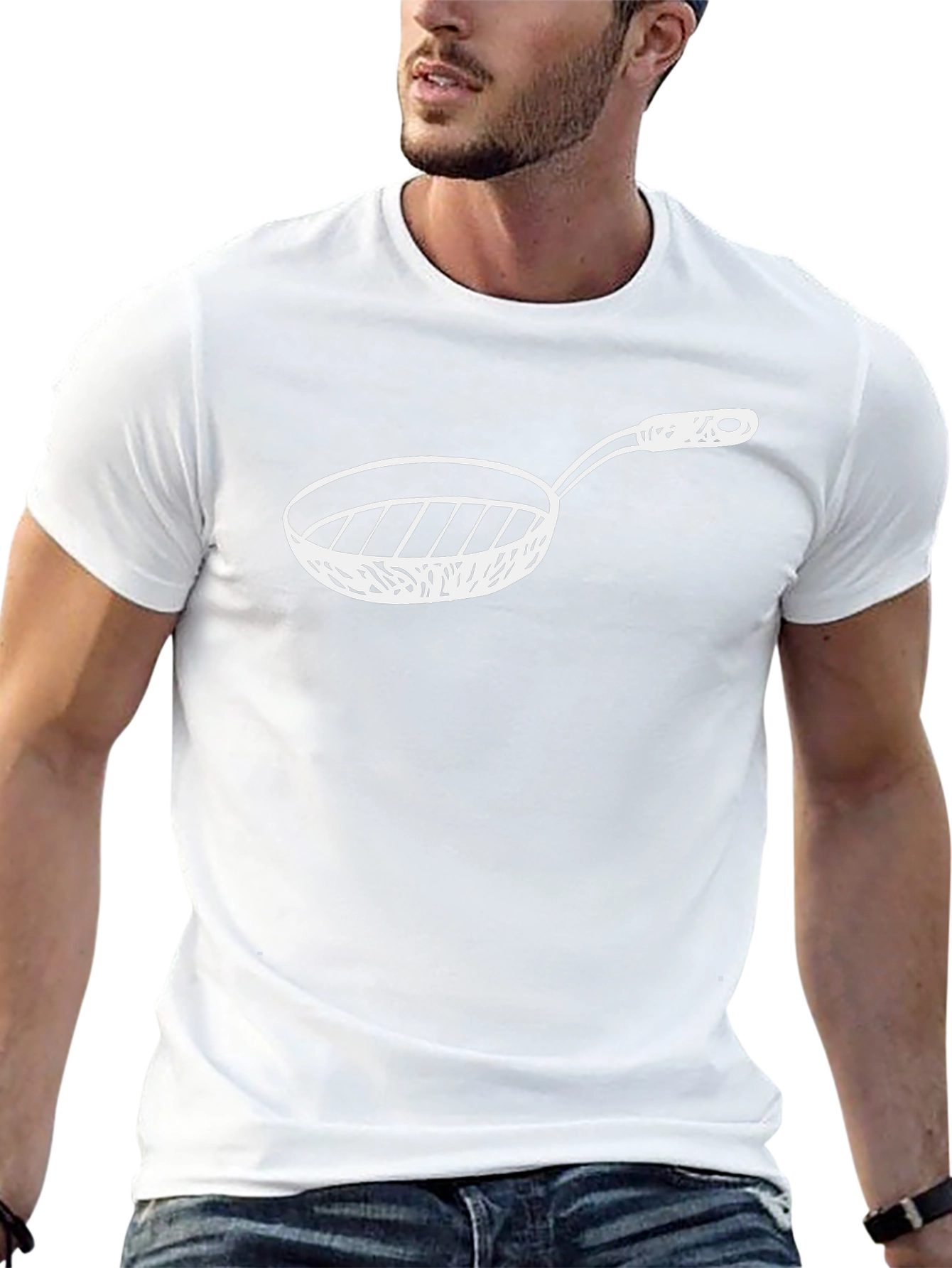 Chefs Frying Pan Graphic Tee - Black