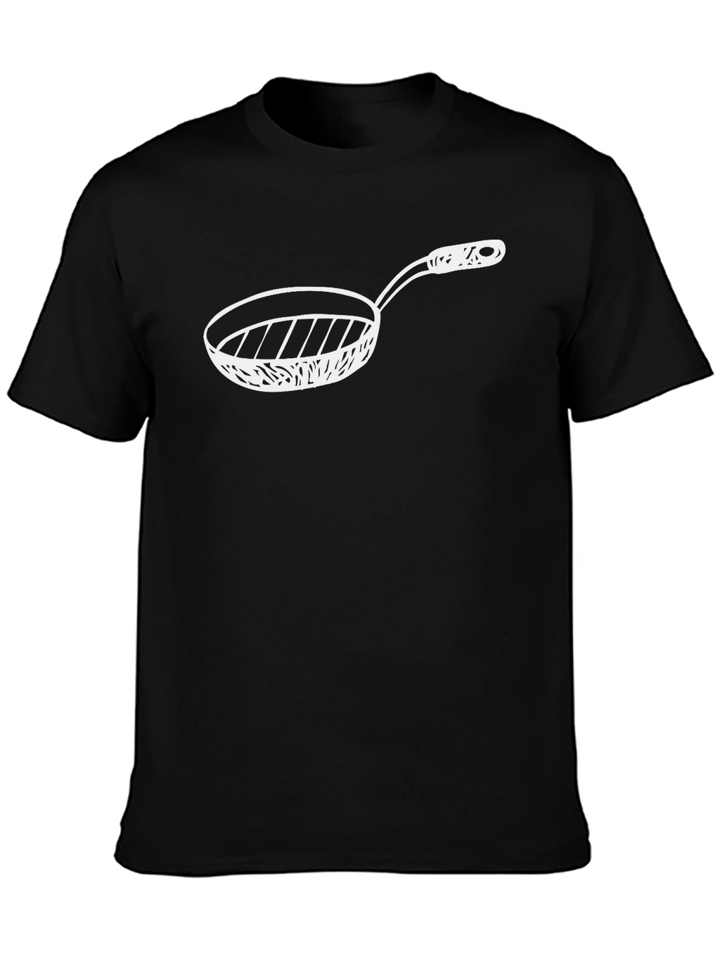 Chefs Frying Pan Graphic Tee - Black