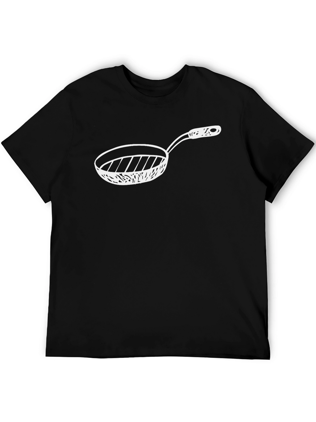 Chefs Frying Pan Graphic Tee - Black