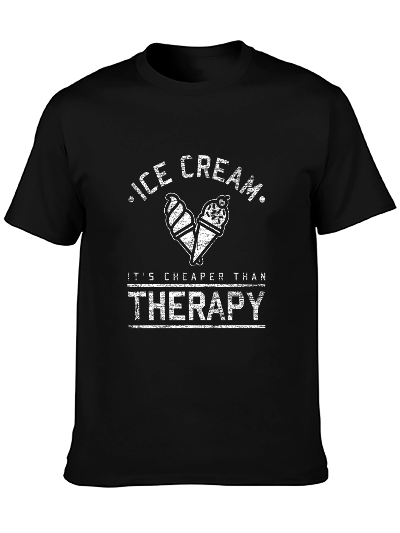 Ice Cream Therapy T-Shirt - Unisex Cotton Tee