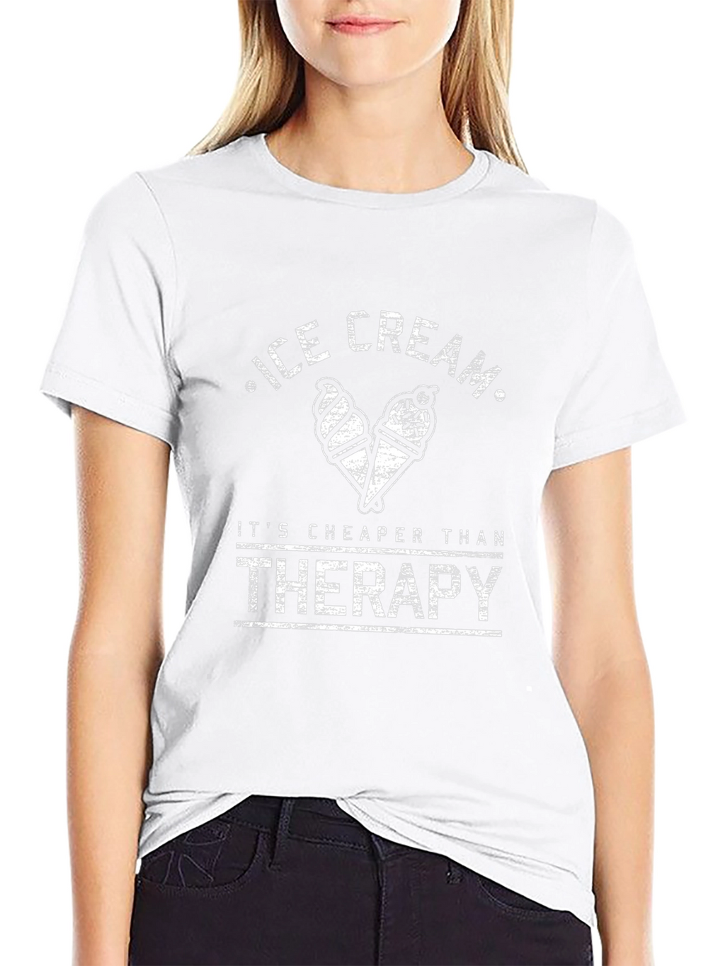 Ice Cream Therapy T-Shirt - Unisex Cotton Tee