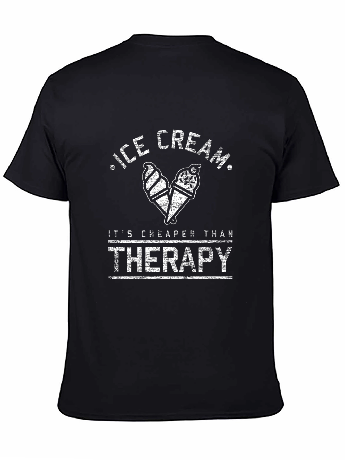 Ice Cream Therapy T-Shirt - Unisex Cotton Tee
