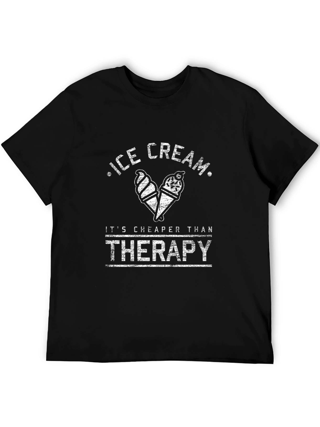 Ice Cream Therapy T-Shirt - Unisex Cotton Tee