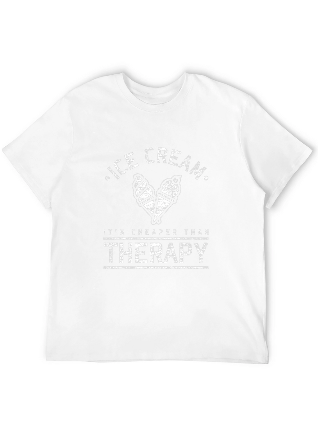 Ice Cream Therapy T-Shirt - Unisex Cotton Tee