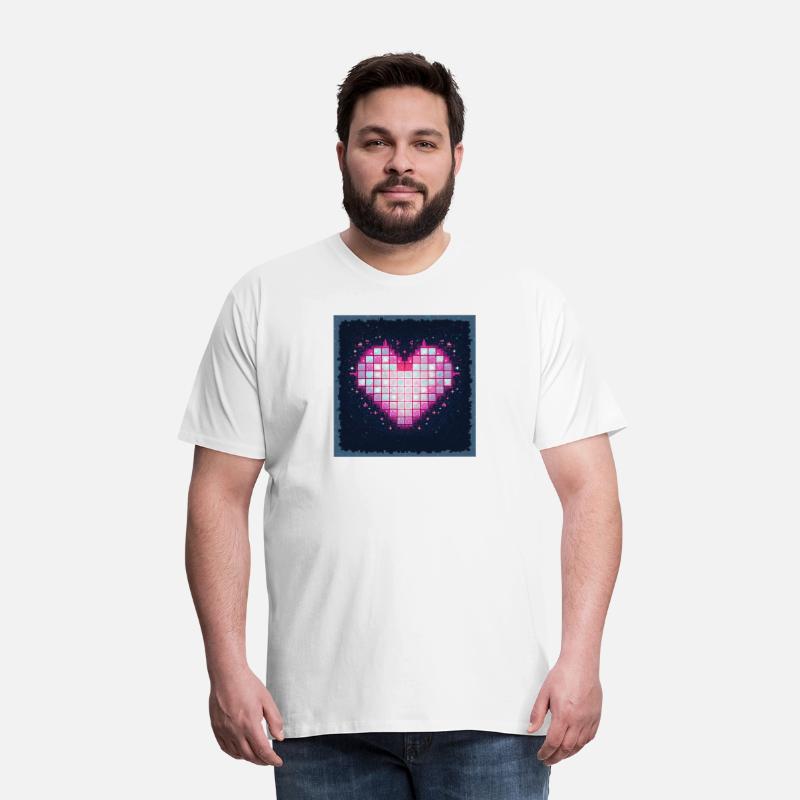 Pixel heart: Retro love