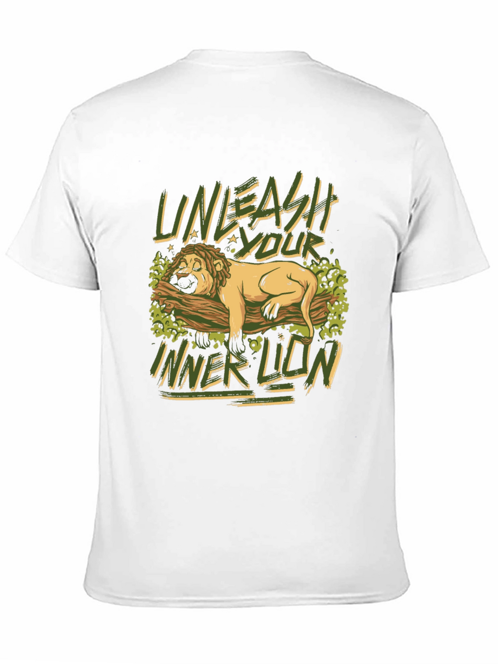 Unleash Your Inner Lion Graphic Tee - Black