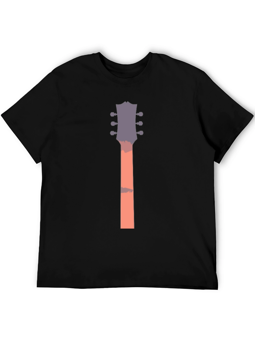 Guitar Neck Graphic T-Shirt - Unique Music Lover Tee