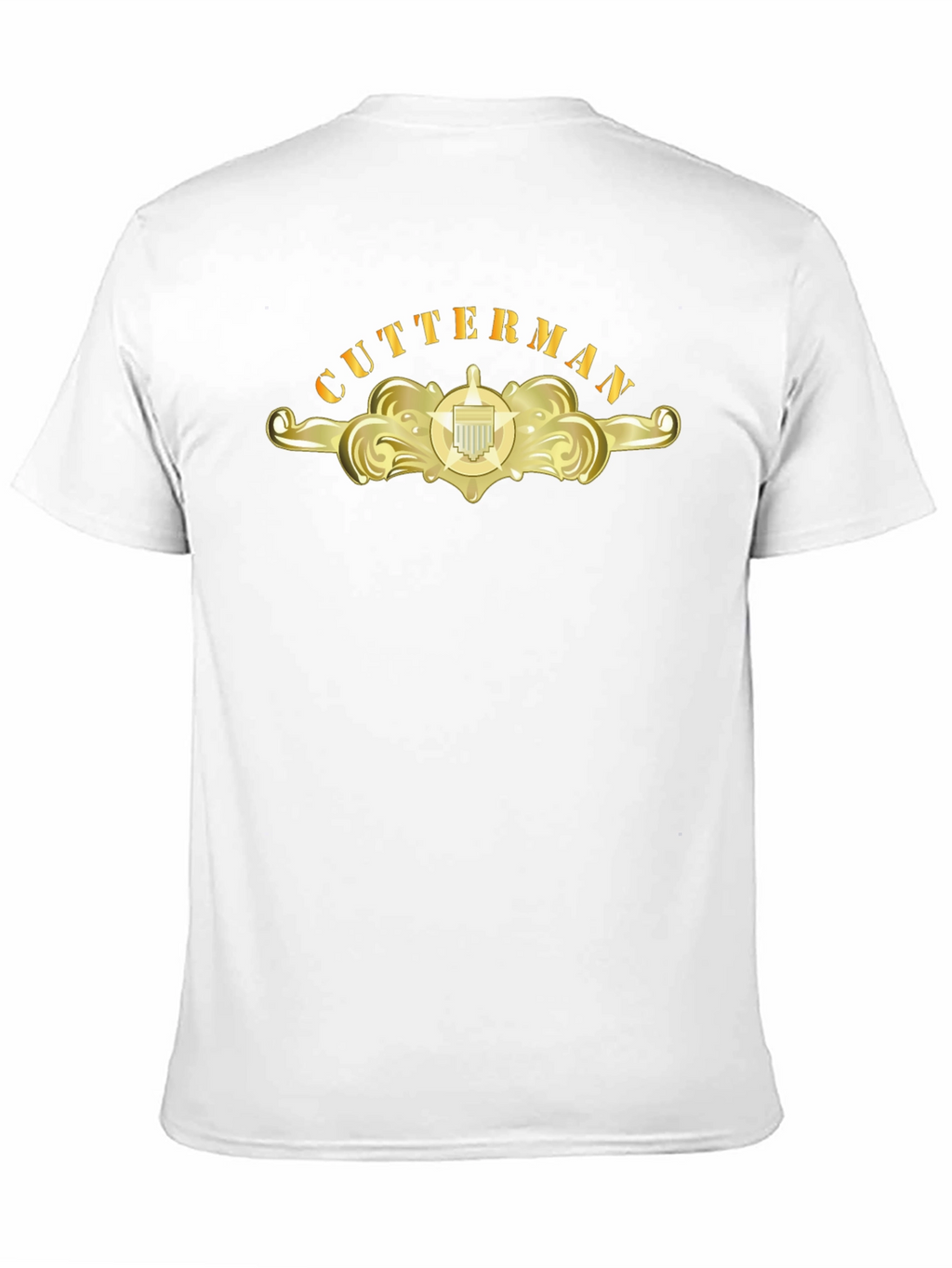 Cutterman Gold Emblem Black T-Shirt