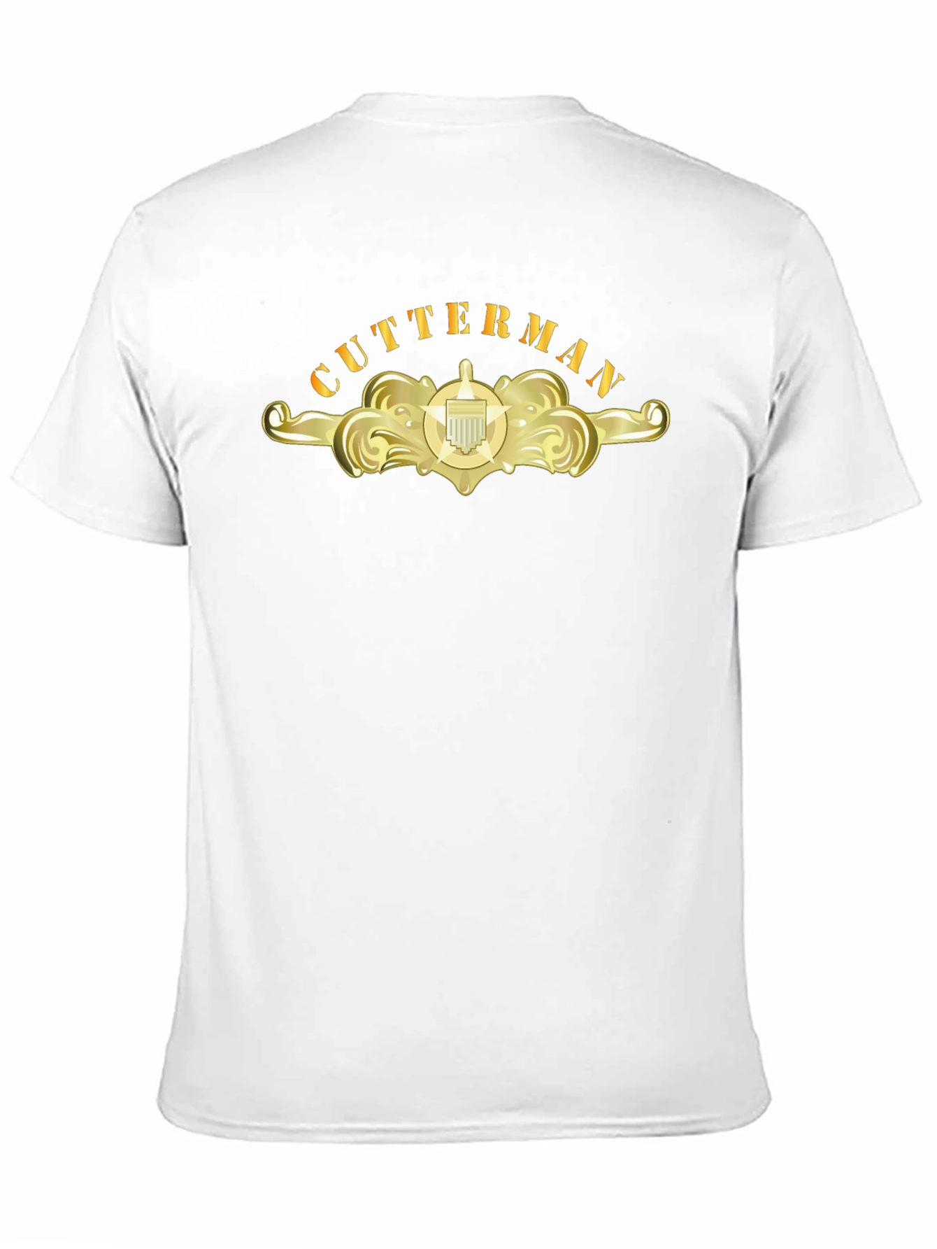 Cutterman Gold Emblem Black T-Shirt