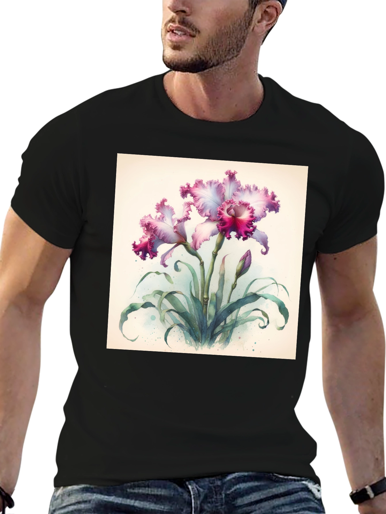 Floral Orchid Graphic Tee