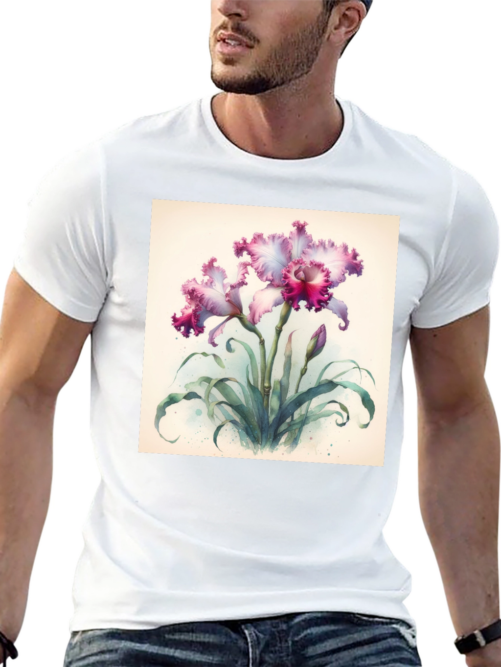 Floral Orchid Graphic Tee