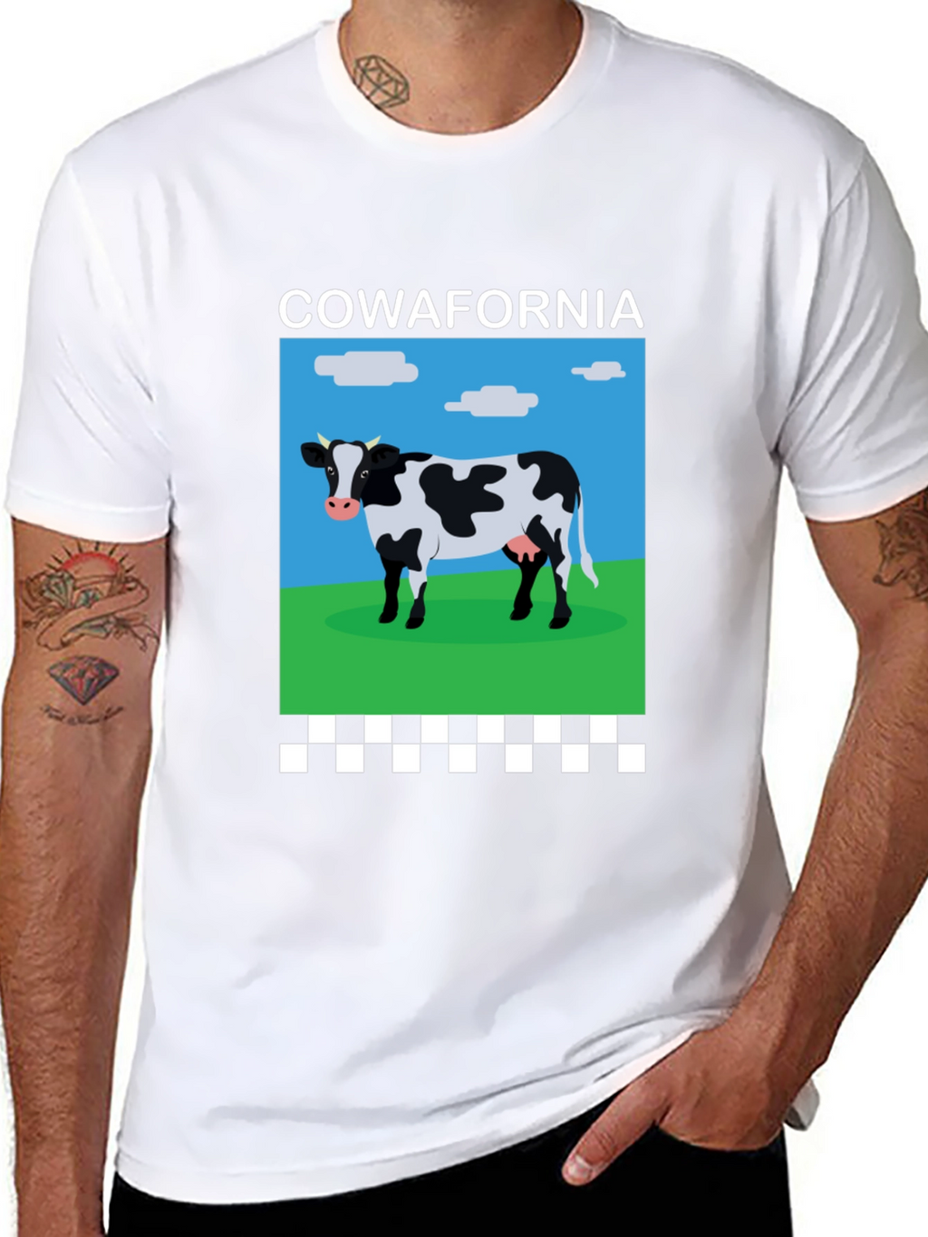 Cow-afornia T-Shirt: Hilarious Cow Design Tee