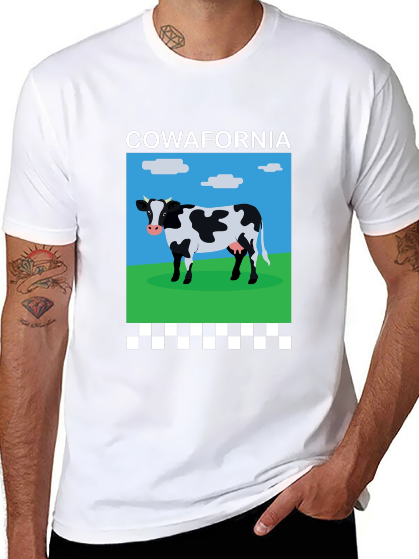 Cow-afornia T-Shirt: Hilarious Cow Design Tee