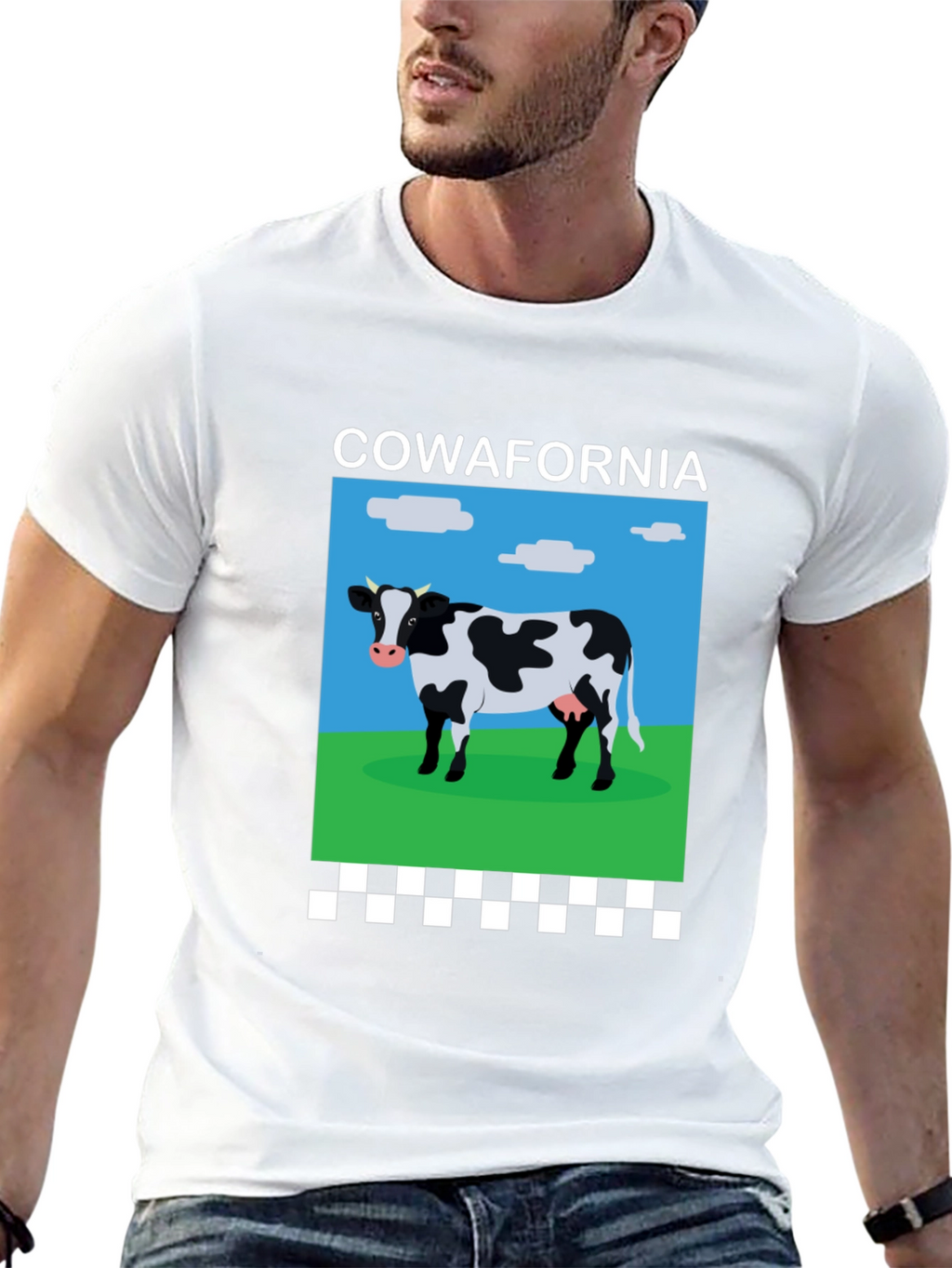 Cow-afornia T-Shirt: Hilarious Cow Design Tee