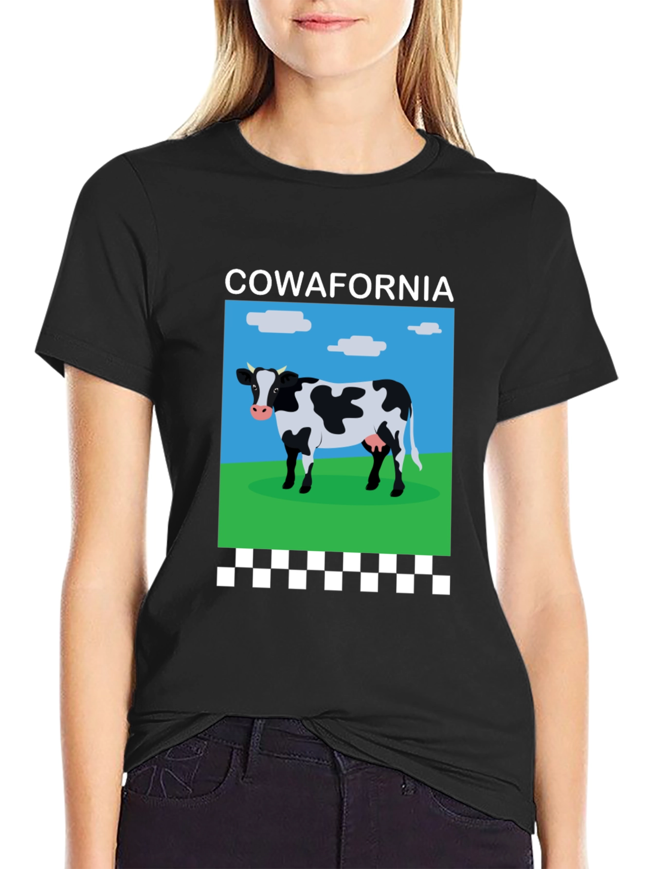 Cow-afornia T-Shirt: Hilarious Cow Design Tee