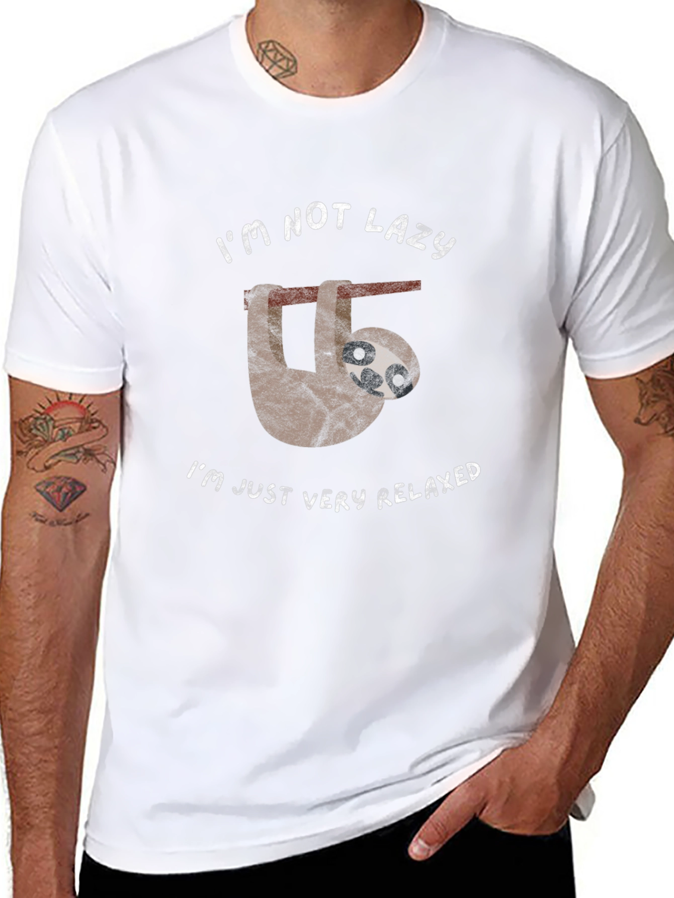 Funny Sloth Tee - Im Not Lazy Im Relaxed