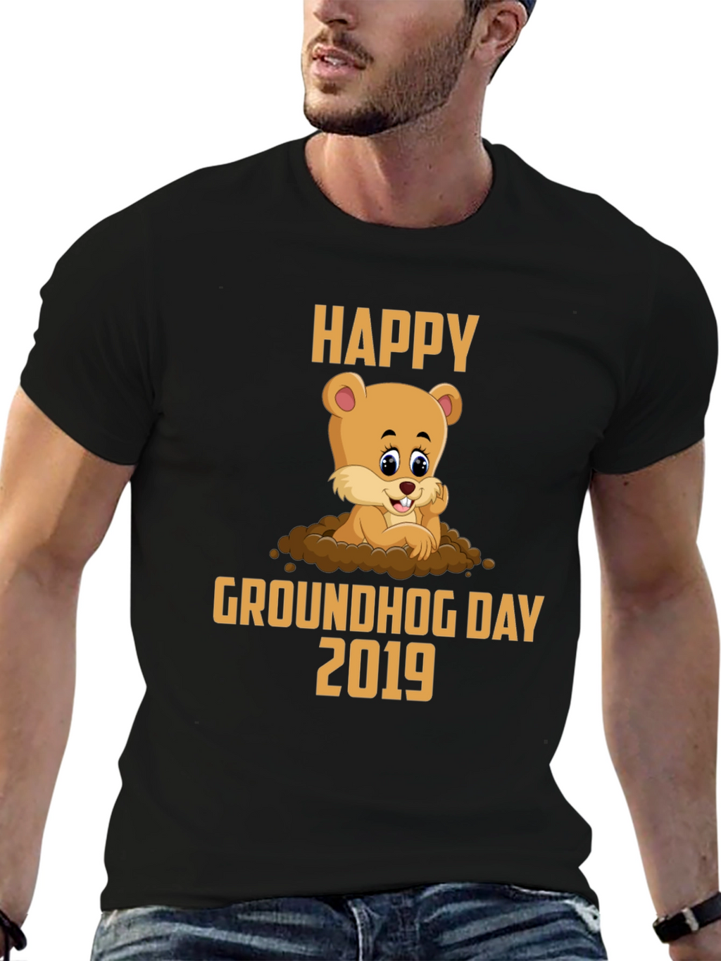 Happy Groundhog Day 2019 Graphic Tee