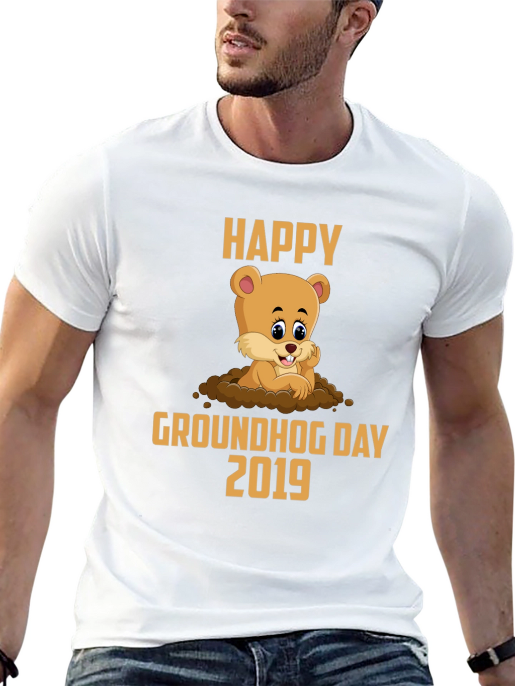 Happy Groundhog Day 2019 Graphic Tee