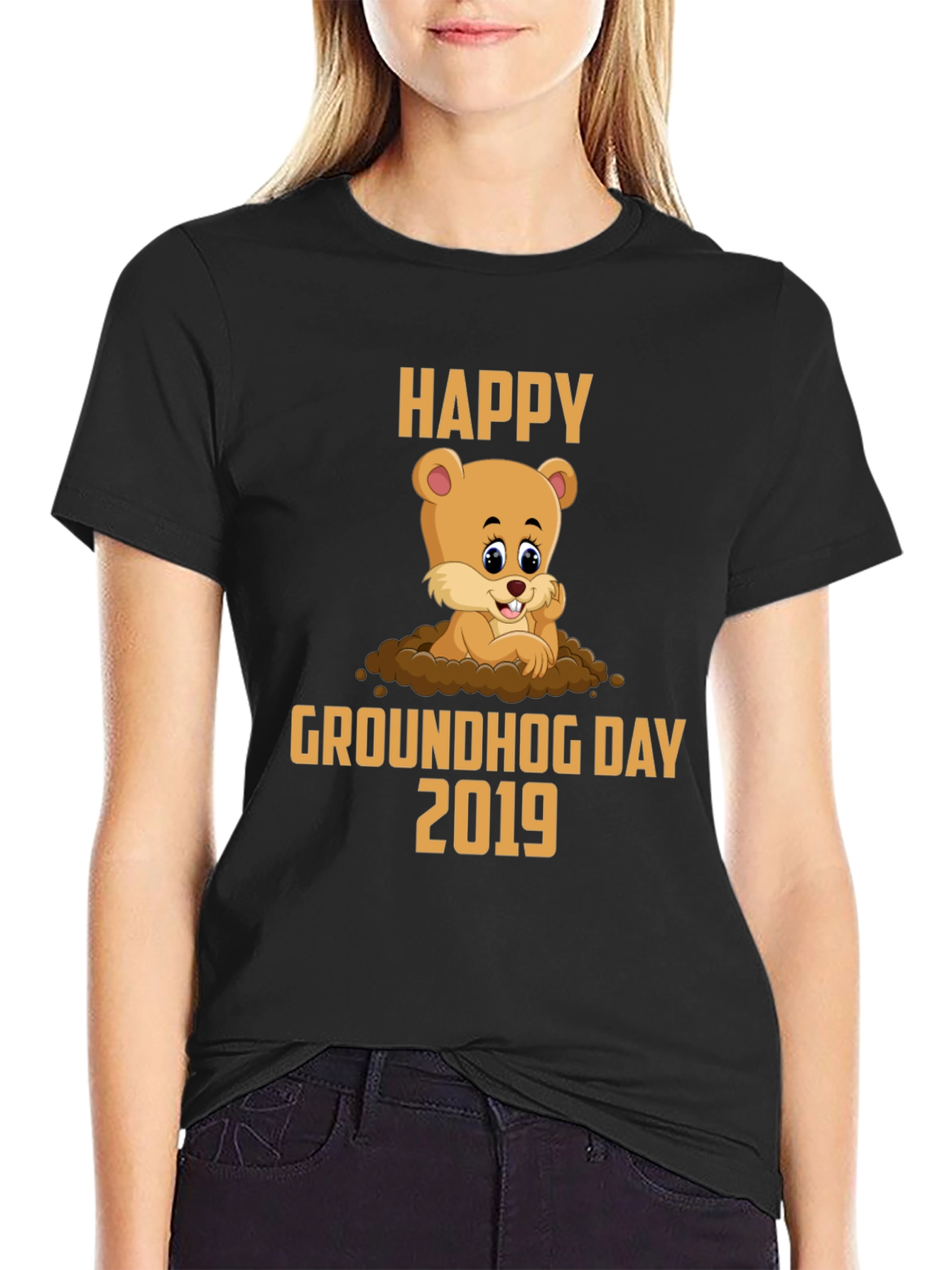 Happy Groundhog Day 2019 Graphic Tee