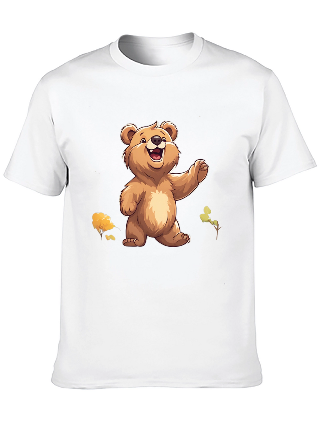 Bear Graphic Tee - Cute Cartoon Style