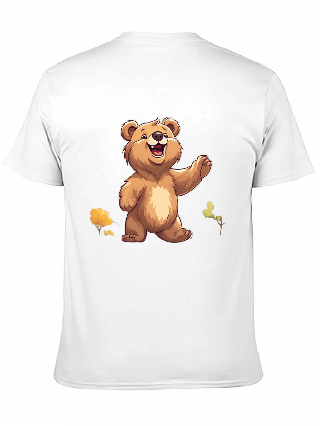 Bear Graphic Tee - Cute Cartoon Style
