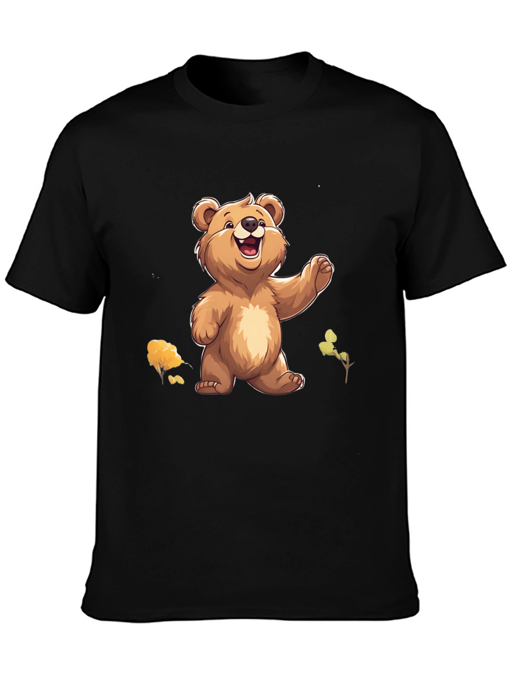 Bear Graphic Tee - Cute Cartoon Style